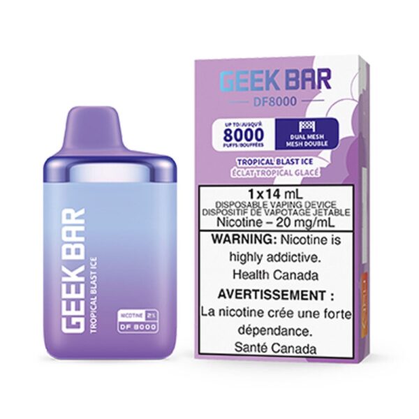 GEEK BAR DF8000 DISPOSABLE - TROPICAL BLAST ICE