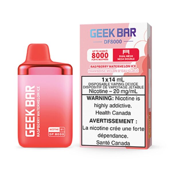 GEEK BAR DF8000 DISPOSABLE - RASPBERRY WATERMELON ICE
